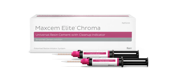 Maxcem Elite Chroma CLEAR 2 x 5g Syringe