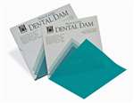HYGENIC Dental Dam Non-Latex Medium Green 5'' x 5'' (127 x 127 mm), 15 pcs