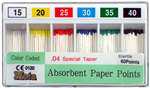 ABSORBENT PAPER POINTS .04 TAPER #15 Cell Pack - 60pk