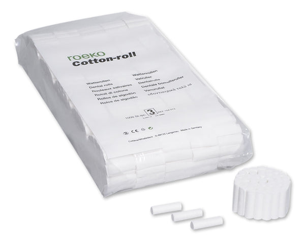 ROEKO Cotton-Roll # 3, 1000 pcs