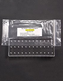 Clear Plexiglass 36-Hole Bur Block-Friction Grip