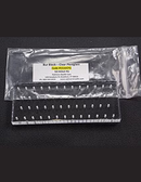 Clear Plexiglass 50-Hole Bur Block-Half (Combo)