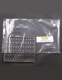 Clear Plexiglass 72-Hole Bur Block-Half (Combo)