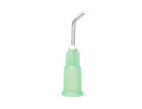 Applicator Tips Green, 18 ga X 1/2”, Prebent tips - pkg. 20