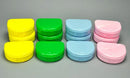 Retainer Boxes (1" Deep) 3 each Pink, Green, Light Blue, & Yellow   (12 per pkg)