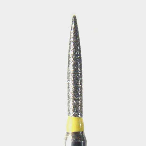 NeoDiamond Bur FG 3512.7VF Flame (861-012) Very Fine Grit, Finishing 25/Pkg.