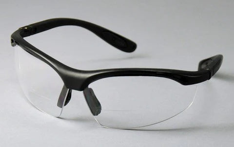 Kool-Daddy Bifocal, Black Frame - Clear Lens 1.5 Diopter