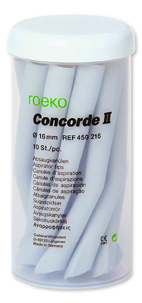 ROEKO Concorde II ø 16 mm, 10 pcs