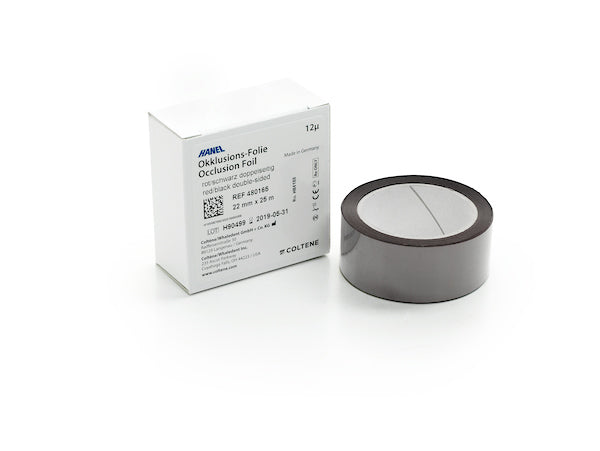 Hanel Occlusion Foil 12 2Sided Black 22mm, 25 m