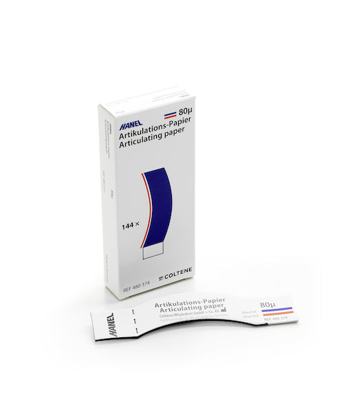 Hanel Articulating Paper 80 C-Shape Blue-Red, 144 pcs