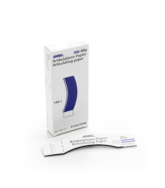 Hanel Articulating Paper 80 C- Shaped  Blue, 144 pcs