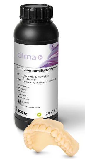 Dima Print Denture Dark Pink