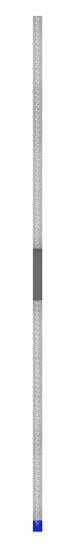 JAZZ FINISHING STRIP PORCELAIN-METAL-COMPOSITE PMCE3S COARSE 2.5x150mm - 3 PACK
