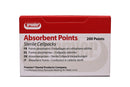 Absorbent Points Sterile, Coarse, Box of 200,