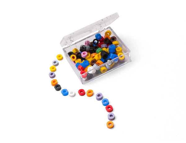 Code Rings Large Size: Pkg. of 60 - assorted (7 colors), 7/32 ID,  5/32 ” wide