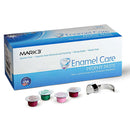 MARK3 Enamel Care Coarse Grit Prophy Paste, Assorted with TCP, 200/Box. Creamy, splatter-free prophy paste containing 1.23% Fluoride Ion and Tricalcium Phosphate, an ingredient known to aid in the remineralization of teeth. Features advanced stain removal and polishing properties. Balanced Consistency. Sweetened with Xylitol and other natural sweeteners. Gluten-free.