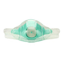 Single-Use Nasal Hoods - Adult, Fresh Mint 12/Box. Individually Wrapped. Clear outer hood shows condensation when patients are breathing through their nose. Hood-in-hood design minimizes ambient nitrous oxide release. Low-profile design expands the clinical field of view. Latex-free.