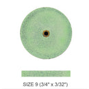 No Heat grinding wheels Green