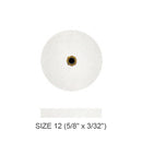 No heat grinding wheels white non-contaminating for finishing non-precious and semi-precious,