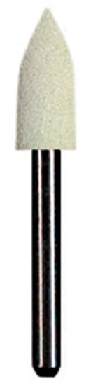Midgets mini FG rubberized white ultra-fine point for highest polish on composites, enamel and gold, package of 12 points.