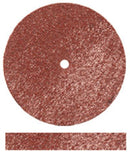 Square-Edge Rubber Wheels - Red Flexies Medium Aluminum Oxide for Fast Scratch Removal and Polishing of Gold. 7/8" x 1/8" (22 x 3.1 mm), Package of 100 Wheels.