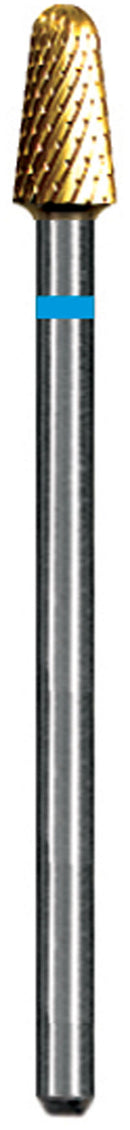 G351E.040 Regular Cross Cut, Titanium Nitride Coated Carbide Bur. Single Bur.