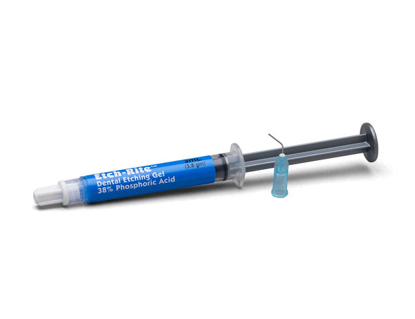 Etch-Rite Dental Etching Gel - 38% Phosphoric Acid 6 mL (8.3 gm) syringe
