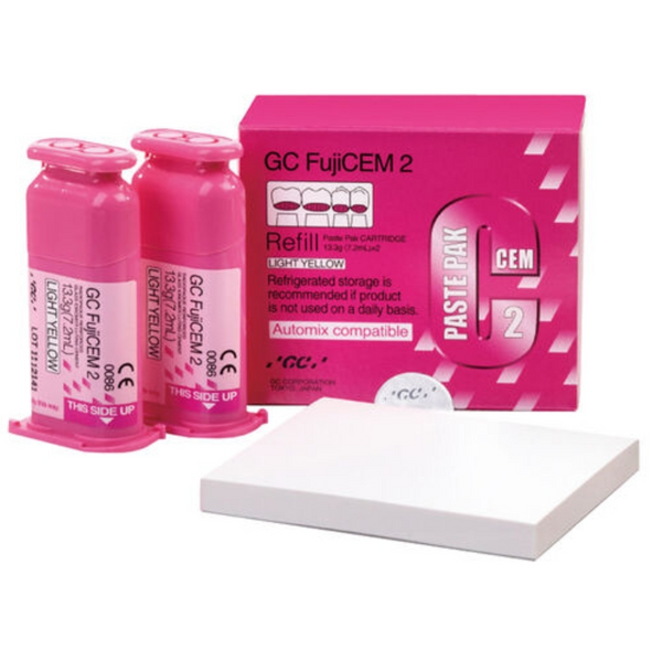 GC FujiCEM 2 Glass Ionomer Cement Refill 2 Cartridge/Box