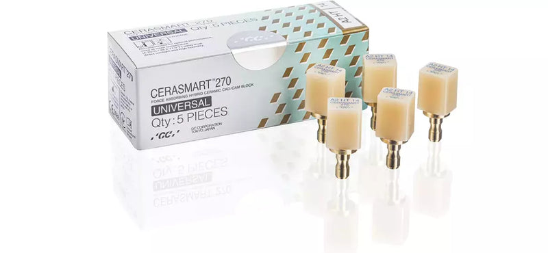 CERASMART 270 Ceramic CAD/CAM Blocks 5/Box - Davis Dental Supply