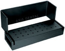 27 Hole - 18 FG and 9 RA - Black Anodized Aluminum Bur Block. Autoclavable with Dimensions of 80 mm X 25 mm.