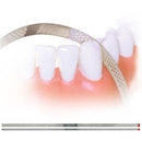 NTI Perforated Diamond Strips 4.0 mm MEDIUM 10/Pk. 150 mm Long, Stainless Steel, Autoclavable, Single-sided.
