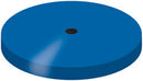 Silicone Polishers Blue Medium Grit for the Initial Polishing of Semi-Precious and Precious Alloys, Amalgam and Acrylic, Unmounted, Autoclavable, Size 18 mm, Package of 10 Wheels.