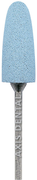 Acrylic Polishers for Adjusting and Polishing Acrylic Materials, Autoclavable, Light Blue/Fine, HP, Round End Taper, Package of 6 Points.