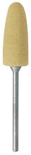 Silicone Polishers for Adjusting and Polishing Acrylic Materials, Autoclavable, Yellow/Fine, HP, Flame, Package of 6 Points.
