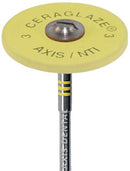 CeraGlaze Porcelain Polishers - Yellow Reglazing/High Shine, HP, Square Edge, Size 25 mm 1 Wheel/Pk. Diamond-Impregnated to Restore a Natural High Shine to Porcelain.