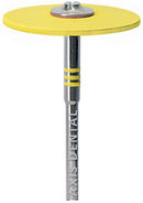 CeraGlaze Porcelain Polishers - Yellow Reglazing/High Shine, HP, Knife Edge, Size 25 mm 1 Wheel/Pk. Diamond-Impregnated to Restore a Natural High Shine to Porcelain.