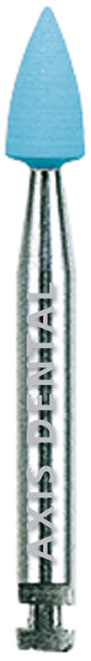 CeraGlaze Porcelain Polishers - Blue Refining, RA/Latch, Small Flame 3 Points/Pk. Diamond-Impregnated to Restore a Natural High Shine to Porcelain.