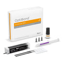 OptiBond Universal 360 Light-Cure Adhesive, 5 mL Bottle Kit. Includes 1 x 3g syringe gel etchant, 25 disposable mixing wells, and 100 disposable applicators. Single-component universal adhesive formulated to provide reliable bond strength with any etch technique, or substrate, and in combination with any resin cement, without light or auxiliary products. Formulated with GPDM and Ternary Solvent technology, and includes MDP monomer. Compatible with a universal application protocol.