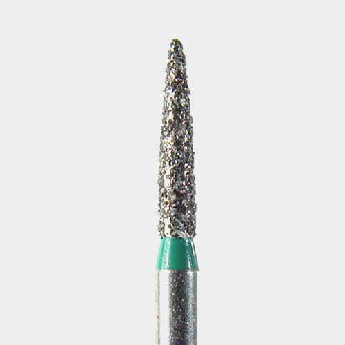 NeoDiamond Bur FG 1512.6CS Short Shank (S862-012) Coarse Grit, Flame 25/Pkg.