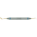 Composite Placement, DE, Titanium-Nitride Coated, Double Paddle #39, DuraLite ColorRing Handle, #CEPFI39T