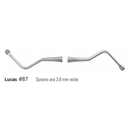 Surgical Curette, DE, Lucas #87 (Jumbo), DuraLite Handle, #RECSL87
