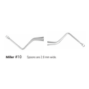 Surgical Curette, DE, Miller #10 (Small), DuraLite Round Handle, #RECSM10