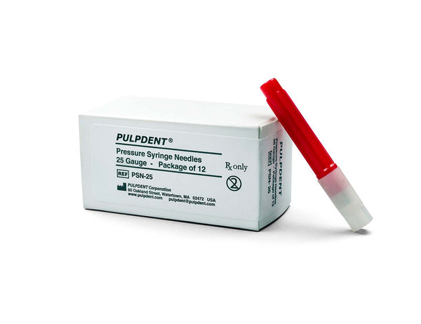 Pressure Syringe Needles, 1-1/4” - Pkg. of 100, 25 gauge