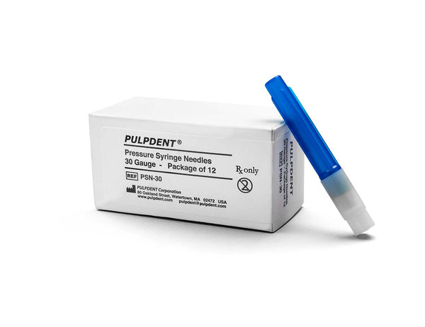 Pressure Syringe Needles, 1-1/4” - Pkg. of 30, 30 gauge
