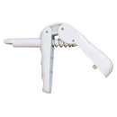 Plastic composite dispensing gun, Ergonomically designed, Compatible with most unidose tips, Ideal for all viscosity materials, Slot is designed for fast loading. Sold individually. *Model CG-01 is all plastic construction, including plastic tip.