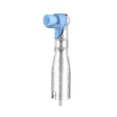 AntiSplatr Prophy Angle, Firm, Disposable, Blue, 500/Bx. Features a latex-free transparent cup to improve visibility and counter-clockwise blades for optimum paste retention. Splatter shield removes accumulated paste.