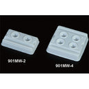 2-Well Disposable Mixing Wells - White, Box of 200 mixing wells.