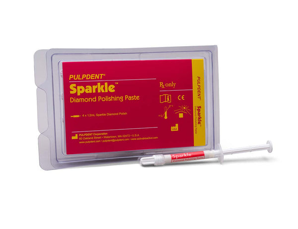 SPARKLE Diamond Polishing Paste KIT: 4 x 1.2 mL syringes