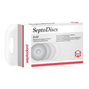 SeptoDiscs Refill, 1/2" Abrasive Discs, X-Fine Grit, 50/Bx. The flexible discs allow access for interproximal trimming and incisal edges. Finer grits result in higher gloss.