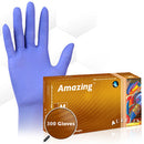 Nitrile Gloves: SMALL 300/Bx. Powder-Free, Violet, Beaded Cuff. Ultra-thin (2 mil) for superior comfort and tactile sensitivity. Thinner, lighter and more flexible than standard nitrile.